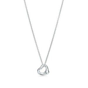 Tiffany & Co. Sterling Silver Open Heat Pendant